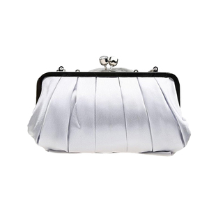 Bolso de mano de noche de satén Floral para mujer, bolso de moda clásico para fiesta, graduación, boda, novia, bolso de hombro - Product Image 3