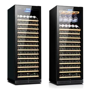 Enfriador de vino de 228L, refrigerador de vino para Hotel con luz LED con CE/CB/ISO