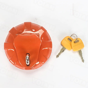 Tutup tangki bahan bakar PC200-7 dengan kunci, tutup bahan bakar Diesel Anti Maling untuk <span class=keywords><strong>Komatsu</strong></span> PC240LC-8 PC200-3 <span class=keywords><strong>PC220-6</strong></span> PC220-7 - Product Image 1