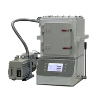 Presse hydraulique chauffée de laboratoire en acier inoxydable 304, presse à granulés manuelle à vide à chaud avec une haute précision de contrôle