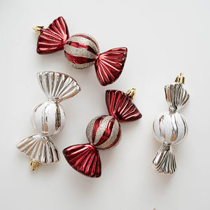 LS-358 all'ingrosso della palla di natale albero appeso decorazione bordeaux plastica natale palla set 2026 - Product Image 6