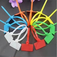 Bridas para cables de material PA66, correas para arneses de cableado eléctrico y logística, etiquetas de plástico de colores, números de modelo 3100