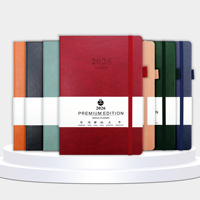 Organiseur de papier ligné à couverture rigide multicolore, élégant et minimaliste, à prix abordable, avec marque-page en ruban et service de personnalisation de marque