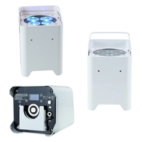 Nouveau étanche 4X15W RGBWA UV 6IN1 extérieur IP65 sans fil DMX Wifi télécommande batterie Rechargeable Led Uplight