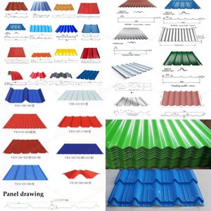 Ibr 금속 루핑 시트 롤 성형 기계 골판지 지붕 타일 아연 시트 기계 만들기 - Product Image 5