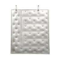 Plaque d'oreiller à fossettes réfrigérant R134a en acier inoxydable 304 fréon