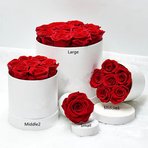 Rosa Preservada con Logotipo Personalizado para el Día de San Valentín, Flor Inmortal, Decoración <span class=keywords><strong>Floral</strong></span> Eterna <span class=keywords><strong>en</strong></span> <span class=keywords><strong>Caja</strong></span> de Regalo Redonda, <span class=keywords><strong>Cuadrada</strong></span> o <span class=keywords><strong>en</strong></span> Forma de Corazón - Product Image 3