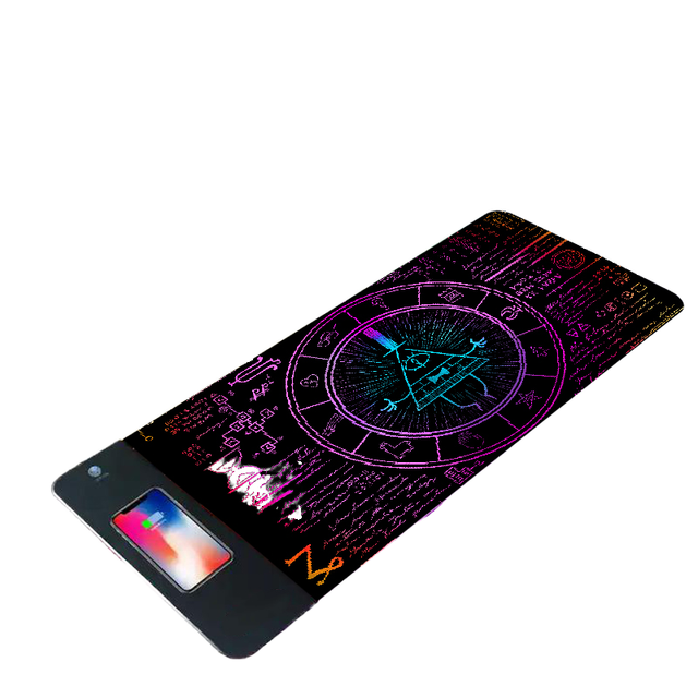 Wireless Charger 15W Charging Mouse Pad with Soft Anti-Slip Rubber Foldable Phone Stand Multi-Size for Home Office Use in Stock