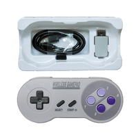 Control Remoto Inalámbrico USB con Bluetooth para Nintendo NES/SNES Mini Classic Android, Control para Consola de Juegos Nintendo Switch