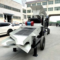 Concasseur à mâchoires diesel PE400X600 PE 500X750, machine de concassage de pierre mobile, concasseur à mâchoires avec crible vibrant et convoyeur