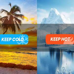 Botella de Agua Aislada de 20oz/30oz con Logotipo Personalizado, Resistente a Fugas, de Doble Pared, de Acero Inoxidable, con Pajita Abatible y Asa - Product Image 3