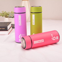 Gobelet en plastique à double paroi, bouteille d'eau, tasse portable pour l'extérieur, petits cadeaux, tasse publicitaire