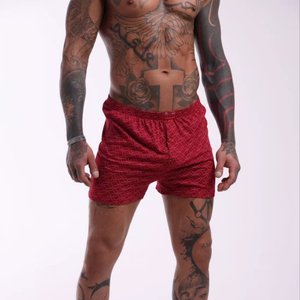 Calzoncillos Bóxer Rojos de Algodón para Hombre, Transpirables, Cómodos, de Corte Relajado, Ropa Interior de Algodón Suave para Hombre, Venta al Por Mayor de Fábrica - Product Image 1