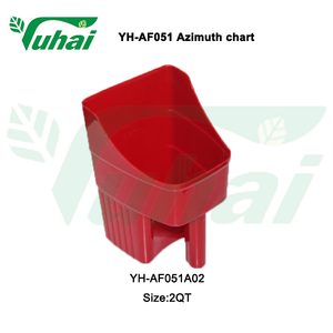 Hot <span class=keywords><strong>Sale</strong></span> Large Capacity Plastic Feeding Scoop para Horse Feeder/gado Alimentador - Product Image 5