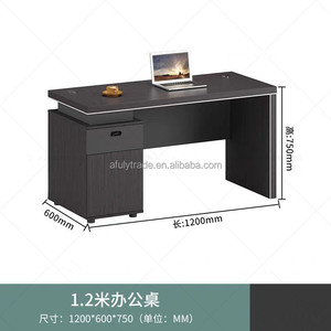 Hiện Đại Rắn Gỗ Văn Phòng Bàn Bán Buôn Bền Nhân Viên Bảng Và Bàn Ông Chủ Văn Phòng Thiết Kế Nội Thất - Product Image 4