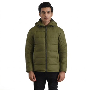 Customized <b>Men</b> Puffer <b>Jacket</b> Padded Bubble Down Puffer <b>Jacket</b> High Quality Polyester Nylon Material Puffer <b>Men's</b> <b>Jackets</b> - Product Image 1