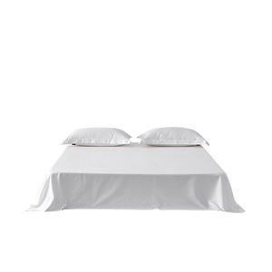 Linge <span class=keywords><strong>de</strong></span> lit d'hôtel en coton satiné uni, style drap, tissu 80 fils, taies d'oreiller, articles <span class=keywords><strong>de</strong></span> literie, draps, housses <span class=keywords><strong>de</strong></span> <span class=keywords><strong>couette</strong></span> - Product Image 5
