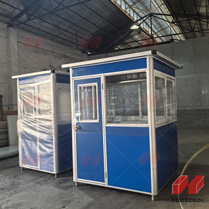Meilleure vente Kiosque de sécurité portable de bonne qualité Sentry Box avec fonction étanche Cabine de garde préfabriquée <span class=keywords><strong>à</strong></span> vendre - Product Image 6