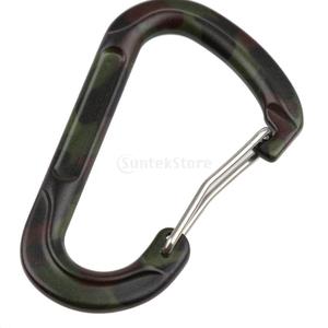 Mosquetón de Aleación de Aluminio de 7.5 cm, Llavero de Camuflaje, Gancho para Escalada y Camping al Aire Libre - Product Image 1