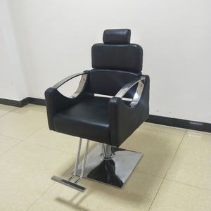 Modern <b>Black</b> Foldable Luxury Golden Salon Barber Chair with Leather Seat for <b>School</b> and Gym Use - Product Image 5