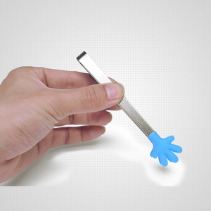 Silicone Ice Clip Suger <strong>Tong</strong> Stainless Steel Handle Non-slip Ice <strong>Tongs</strong> Baking Bread Clip <strong>Mini</strong> Kitchen Food Clip Silicone <strong>Tongs</strong> - Product Image 6