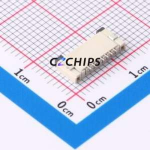 FPC-1.0FX-7PWCR-H20 FFC/FPC Connector SMD,P=1mm,Horizontal Mount Connector Flip Cover Type Bottom Contact 7P 1mm - Product Image 2