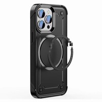 Vkoo-Coque robuste antichoc magnétique pour iPhone 16, 15 Pro Max TPU + PC, accessoires pour iPhone 14, 13, 12, 11
