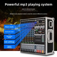 Amplificateur de puissance portable 8 canaux EPM08 |   600W+600W, Effets DSP, USB/Bluetooth, Flight Case