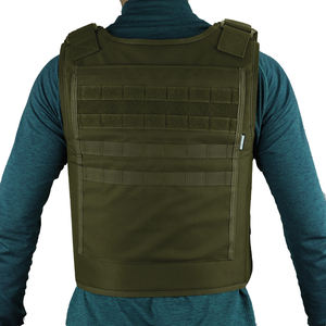 Chaleco Táctico Balístico Doble Protección, Ocultable, Verde, de Nailon/Poliéster, Ajustable, con Sistema Molle - Product Image 4