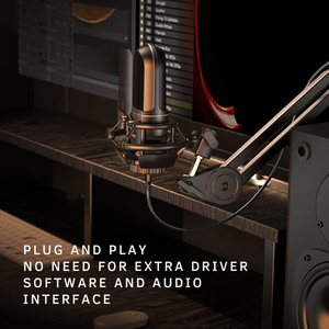 ไมโครโฟนคอนเดนเซอร์แบบมีสาย <span class=keywords><strong>Fifine</strong></span> K720 ระดับมืออาชีพ สำหรับพอดแคสต์ สตรีมมิ่ง บันทึกเสียง ไมโครโฟนสำหรับสตูดิโอ - Product Image 5