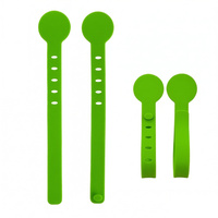 Attache-câble multifonctionnel en silicone durable de 15 cm pour cuisine, rangement alimentaire, organisateur de fils intérieur, lavable et pliable pour la maison
