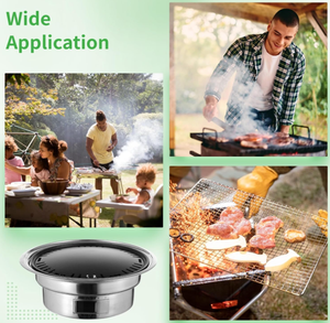 Barbecue coréen réutilisable antiadhésif en acier inoxydable pour le camping en <span class=keywords><strong>extérieur</strong></span> et la cuisson en intérieur lors de fêtes - Product Image 2