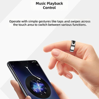 Bague connectée unisexe 08 : étanche, en métal, mesure de l'oxygène sanguin, suivi du sommeil, surveillance de la fréquence cardiaque, capture de photos, tracker d'activité