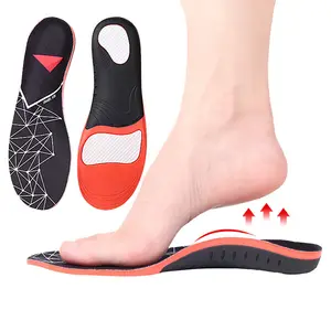 Vente chaude semelles en Silicone soutien orthopédique insérer coussin de soin des pieds absorbant les chocs respirant semelles de Sport de course