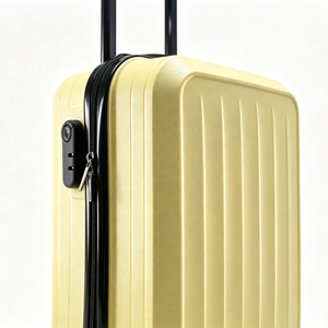 Valise rigide moderne de 20 pouces couleur bonbon avec roulettes, en PP, avec serrure à combinaison et poignée télescopique pour les voyages en avion - Product Image 4