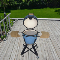 Usine directe 22 pouces MCD céramique BBQ Grill vert Kamado grand poulet Asador Options disponibles