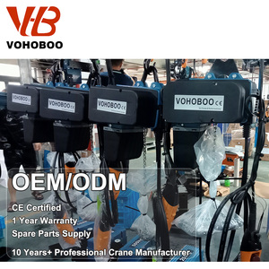 Polipasto Eléctrico de Cadena de 250 kg, 500 kg, 1 Tonelada, Estilo Europeo, Tipo Carro Fijo, Fácil Mantenimiento, Estándar Europeo, para Taller - Product Image 2