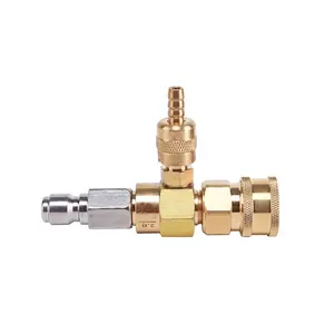 Factory Wholesale Adjustable High Pressure Washer Chemical Injector 3/8" Quick Connector Foam Nozzle Aspirator