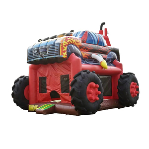 Château gonflable géant Monster Truck avec grandes roues, MOQ 1 pièce, pour enfants - Product Image 4