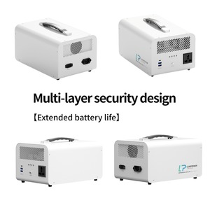 Station d'alimentation portable sans entretien compatible solaire avec batterie lithium-ion 1 kWh pour alimentation de secours d'urgence - Product Image 2
