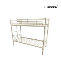 Lit superposé en métal robuste et moderne, cadre de lit double en acier durable, lit superposé pour enfants pour dortoir scolaire et auberge