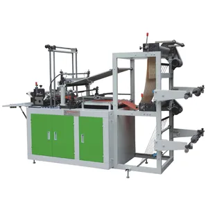 Biodegradable plastic shopping carry T-shirt bag making machine for plastic bags shopping bags making fully automatic machine