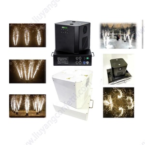 Acara Pesta Panggung FX Dekorasi Pernikahan Dj Sparkler Dual Kepala Rotasi Kembang Api Api Dingin Sparkuler Spin Dancing Spark Machine - Product Image 2