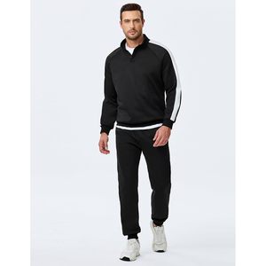Ensemble de survêtement 2 pièces pour homme FOXA, sweat-shirt léger et pantalon de jogging, tenue décontractée - Product Image 5
