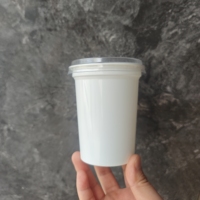 Pot de yaourt imprimé de logo personnalisé d'usine Sulide 8 oz tasse en plastique jetable PP pot de yaourt en plastique