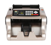 Compteur de billets portable AL-6600T, machine de comptage de billets de différentes valeurs, compteur de monnaie haute vitesse, détecteur de faux billets