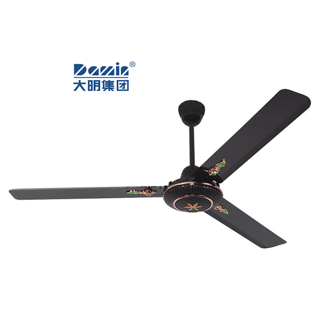 Factory Wholesale Price New Design Ceiling Fan Three Metal Blades Ac Motor 56 Inch Electric Power Ceiling Fans