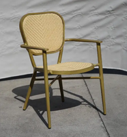 Nouveau design Mobilier de patio extérieur chaise de salle à manger Out Door Loisirs Pe Chaise en rotin