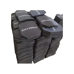 Protezione di sicurezza, piastra protettiva in acciaio-ceramica, armatura rinforzata in carburo di silicio con allumina di superficie di impatto di classe IV - Product Image 1