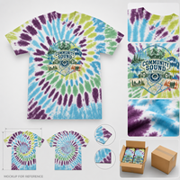 Fabricante de Camisetas Tie Dye Personalizadas, Camisetas Gráficas de Algodón para Clubes Deportivos, Gimnasios y Comunidades, Logotipo Personalizado, Marca Privada, OEM, ODM, Venta al Por Mayor